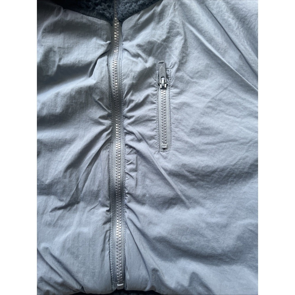 FP Movement Free People Highline Reversible Sherpa Vest Blue Size Medium - Picture 7 of 13